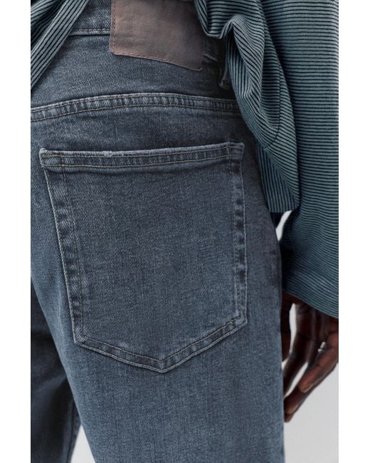 Pull&Bear Black Slim Fit Jeans for men