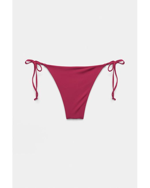 Pull&Bear Red Bikini Bottoms
