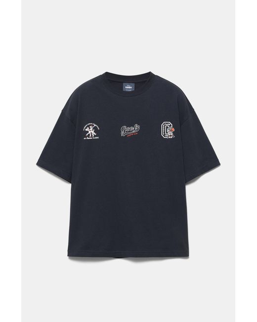 Pull&Bear Blue Goofy T-Shirt for men