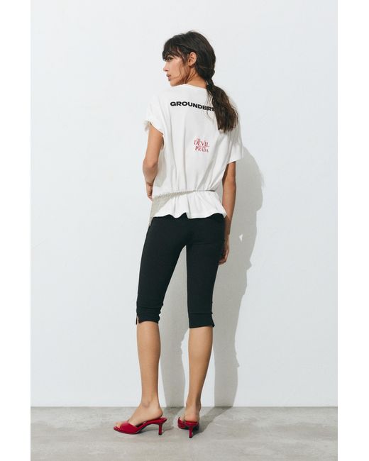 Pull&Bear White The Devil Wears Prada T-Shirt