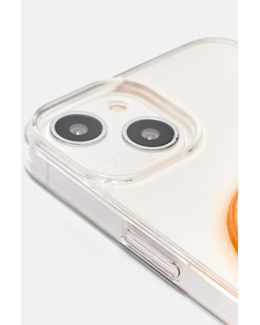 Pull&Bear White Transparent Fruit Iphone Case