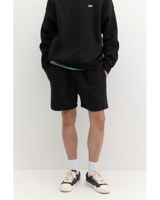 Pull&Bear Stwd Joggingbermuda in het Black voor heren