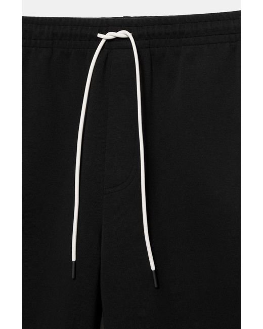 Pull&Bear Black Paneled Bermuda Shorts for men