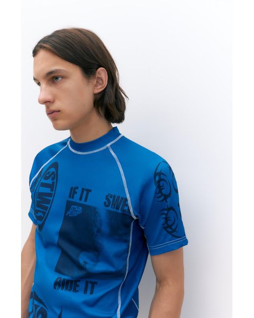 Pull&Bear Blue Pleasures X Stwd T-Shirt for men