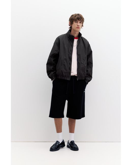 Pull&Bear Gray Stwd Sports Jacket for men