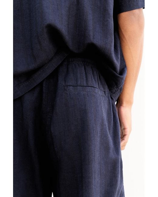 Short Jogging Texturé Pull&Bear pour homme en coloris Blue