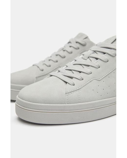 Pull&Bear White Casual Chunky Sole Trainers for men