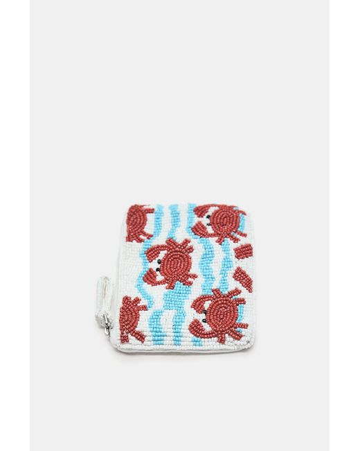 Pull&Bear Red Crab Coin Purse