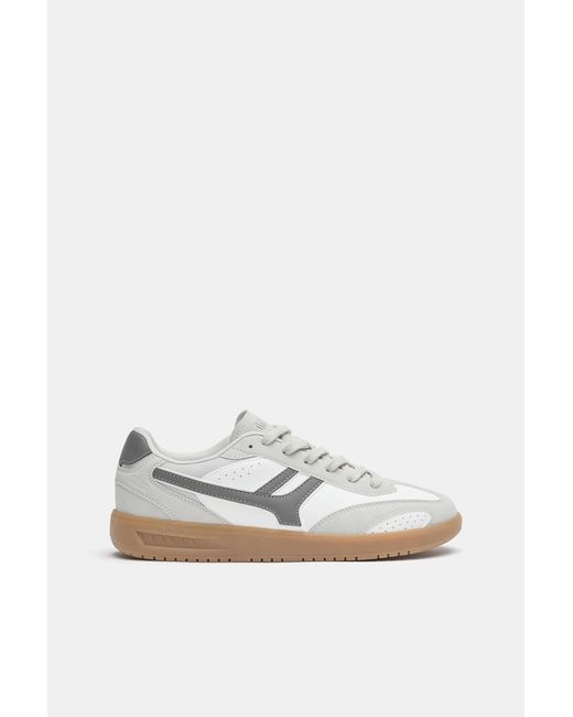 Pull&Bear Retro-Sneaker in White für Herren
