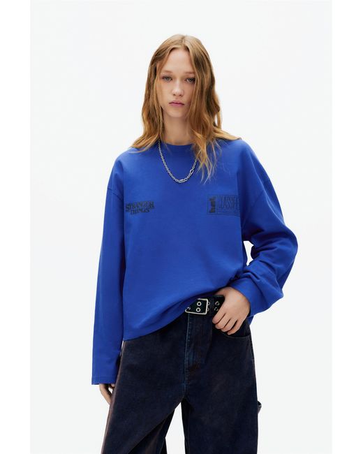 Pull&Bear Blue Stranger Things T-Shirt
