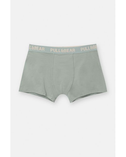 Pacco 3 Boxer Logo di Pull&Bear in Multicolor da Uomo