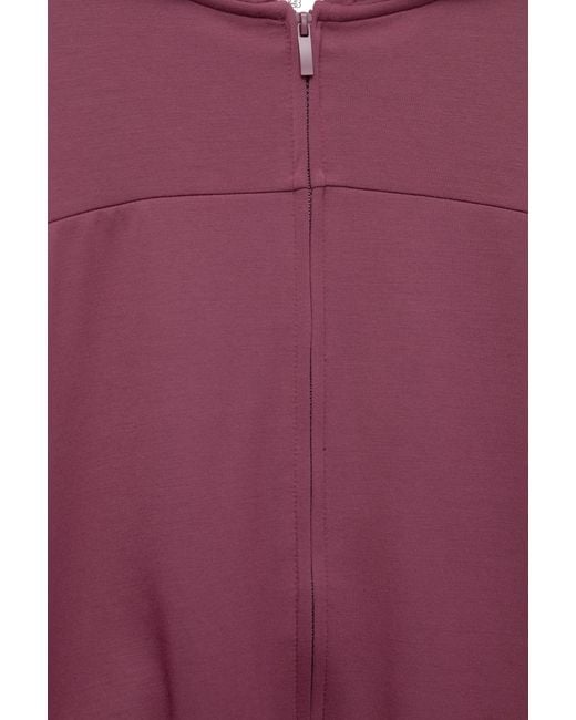 Pull&Bear Purple Soft Touch Hooded Sweatshirt