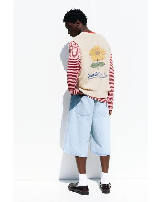 Pull&Bear Multicolor Stwd Knit Vest for men