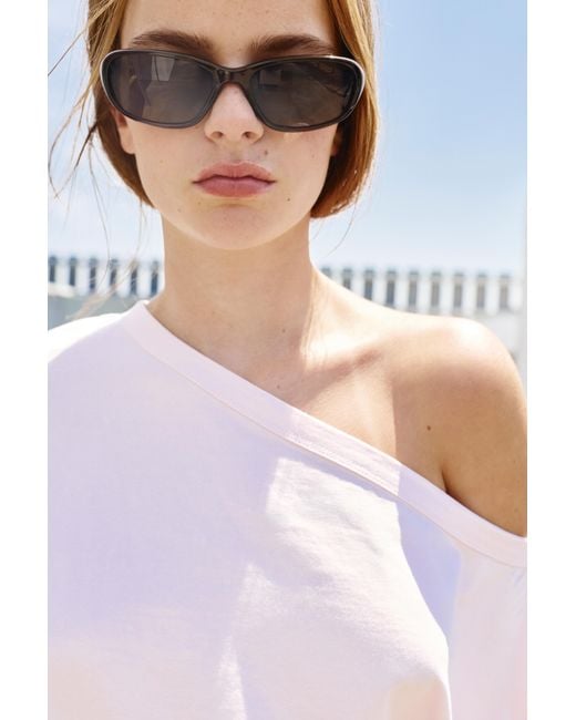 Occhiali Da Sole Arrotondati di Pull&Bear in Blue