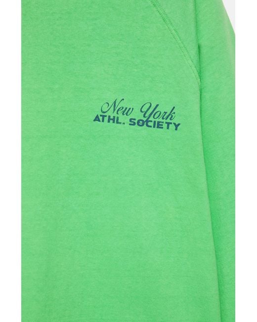 Pull&Bear Raglan T-Shirt in het Green