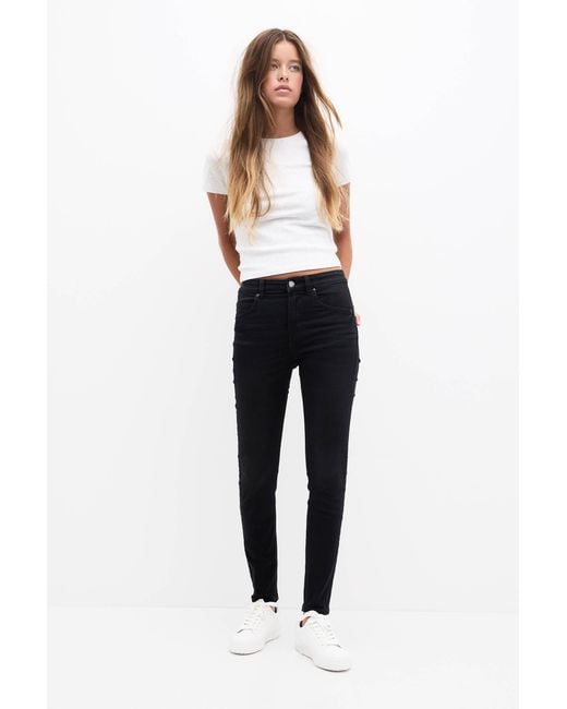 Pull&Bear Blue Push-Up Skinny Jeans