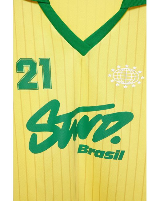 Pull&Bear Green Stwd Brasil T-Shirt
