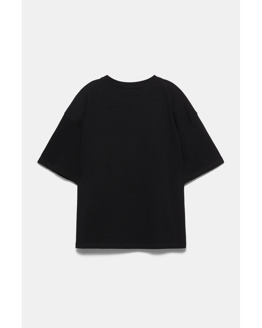 Pull&Bear Blue Oversize Short Sleeve T-Shirt