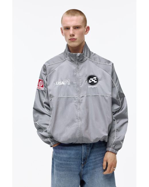 Pull&Bear Gray Stwd Contrast Seam Jacket for men