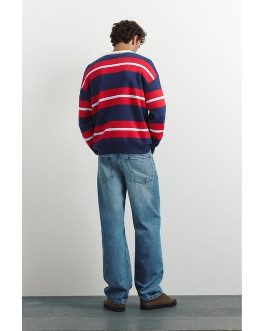 Polo di Pull&Bear in White da Uomo