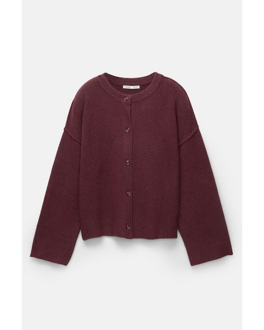 Pull&Bear Purple Soft Knit Cardigan