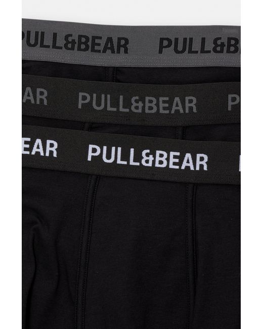 Pack 3 Boxers Pull&Bear pour homme en coloris Black