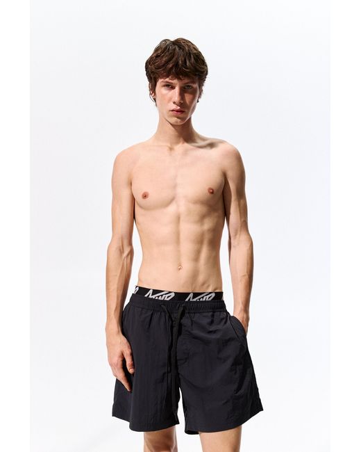 Pull&Bear Zwembroek Met Boxer Taille in het Blue voor heren
