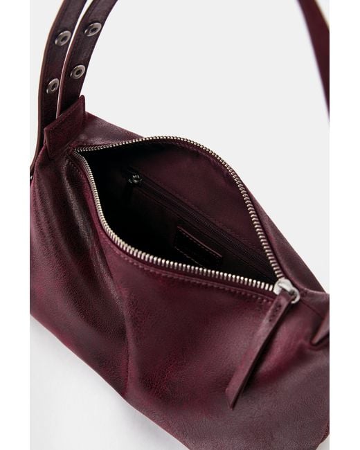 Borsa A Spalla Con Borchie di Pull&Bear in Blue