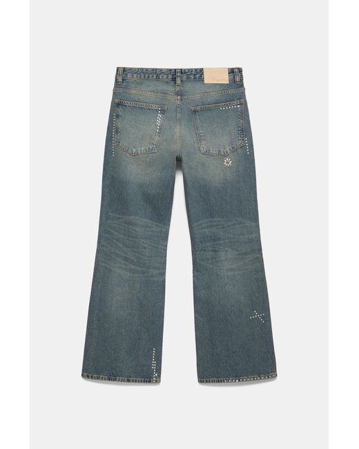 Jeans A Campana Camarón De La Isla di Pull&Bear in Gray da Uomo