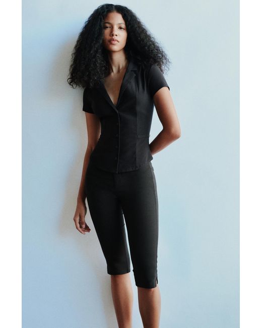 Pull&Bear Capribroek Met Riem in het Green