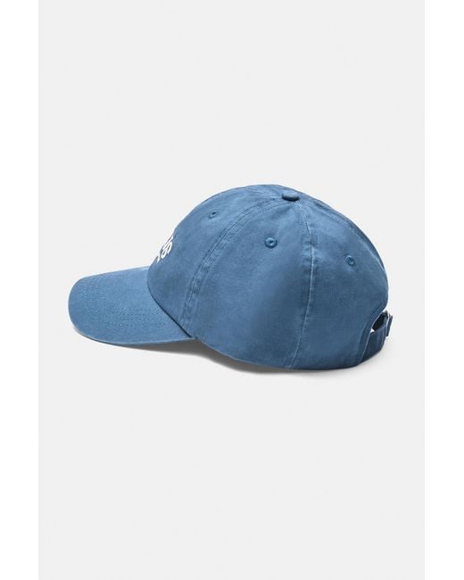 Pull&Bear Blue Embroidered Paris Cap
