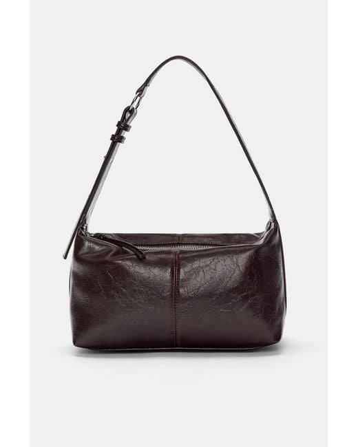 Pull&Bear Multicolor Schultertasche Mit Craquelé-Effekt
