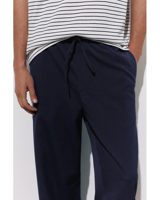 Pull&Bear Gray Tailored Fit Joggers for men