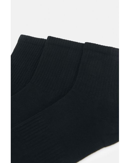 Pull&Bear 3-Pack Stwd Sokken in het Black voor heren