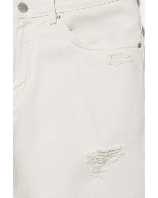 Bermuda En Jean Straight Pull&Bear pour homme en coloris Brown