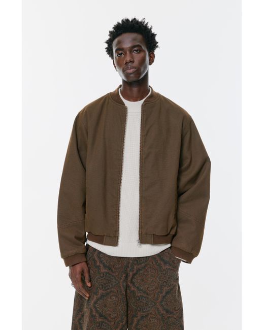 Pull&Bear Brown Bomber Jacket for men