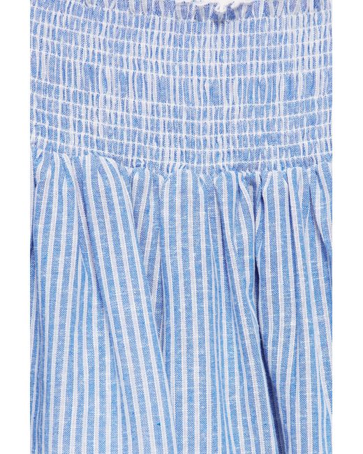 Minijupe Rayée Lin Pull&Bear en coloris Blue