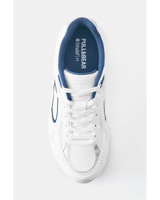 Pull&Bear White Multi-Piece Trainers
