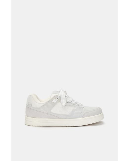 Pull&Bear White Stwd Multi-Piece Skate Shoes