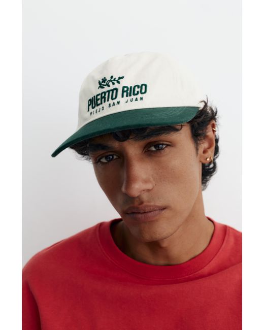 Pull&Bear Puerto Rico Pet in het Green voor heren