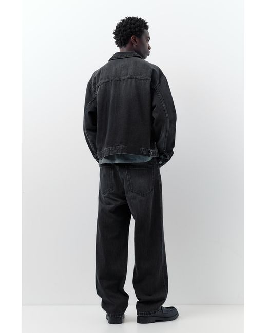 Pull&Bear Blue Baggy Jeans for men