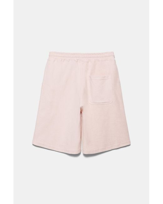 Bermuda Jogger Skater Stwd Pull&Bear pour homme en coloris Pink