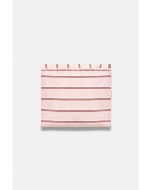 Tote Bag Media A Righe di Pull&Bear in Pink da Uomo