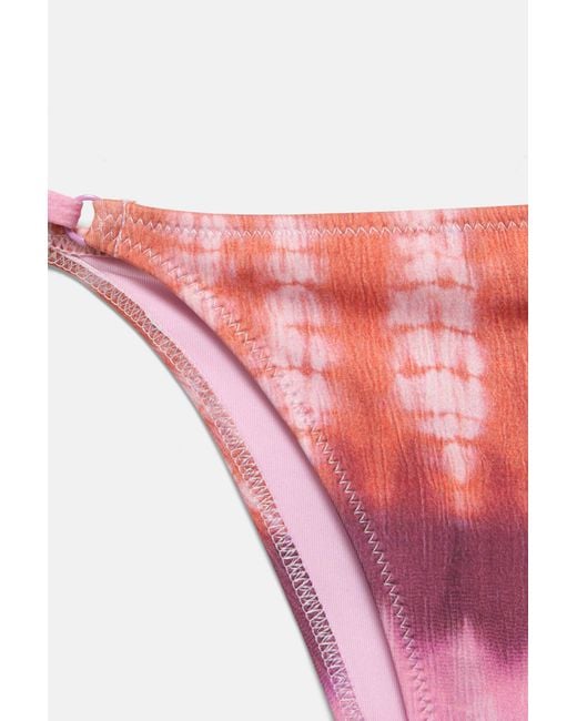 Pull&Bear Blue Tie-Dye Bikini Bottoms