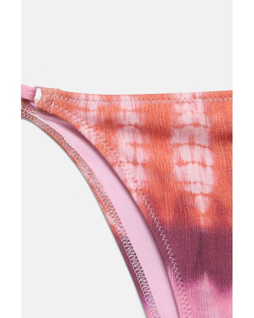 Pull&Bear Blue Tie-Dye Bikini Bottoms