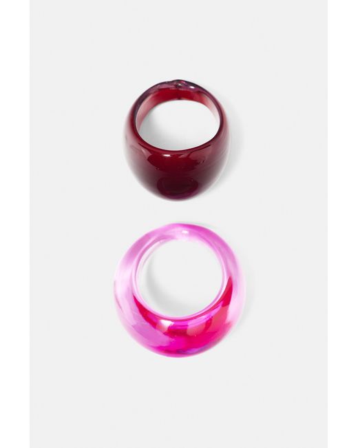 Set Anelli di Pull&Bear in Pink