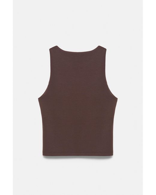 Débardeur Doux Au Toucher Pull&Bear en coloris Brown