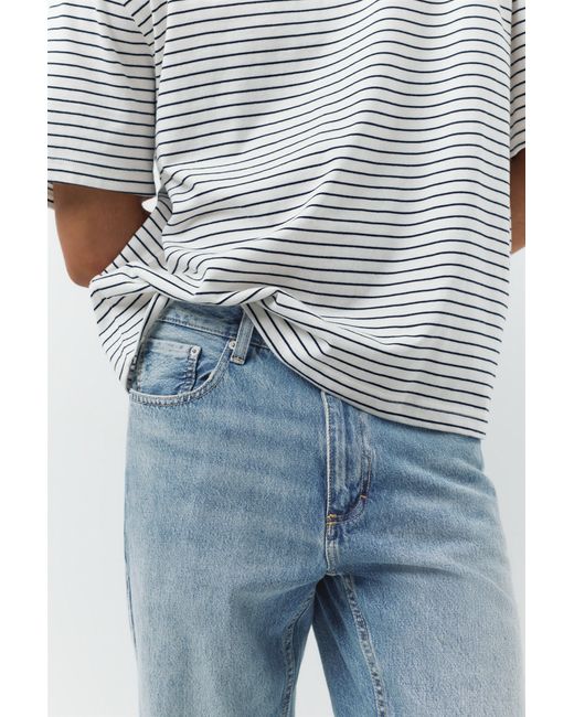 Pull&Bear Recht Model Jeans in het Blue voor heren