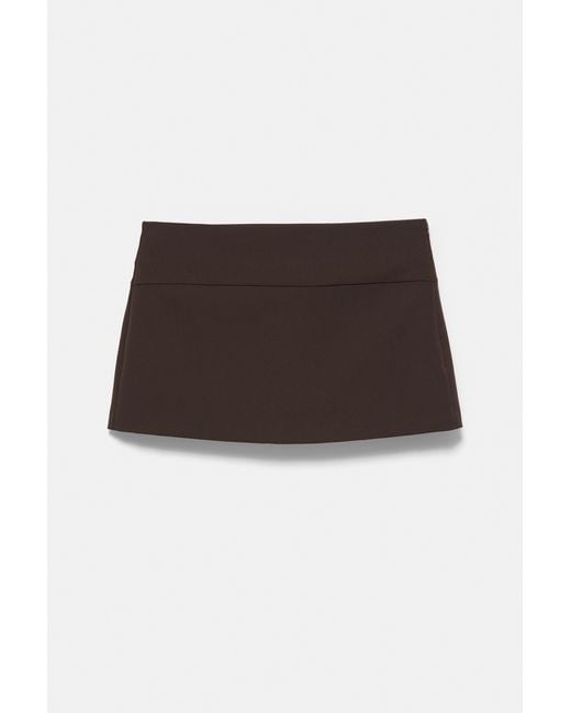 Mini Jupe Culotte Pull&Bear en coloris Brown