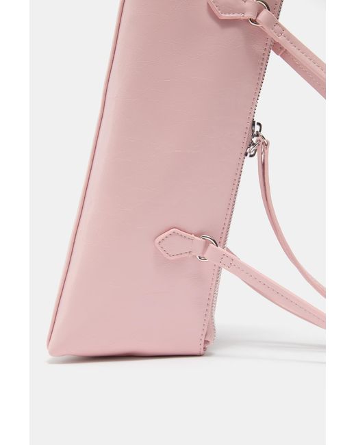 Pull&Bear Pink Long Handle Shoulder Bag